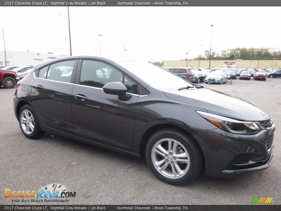 2017 Chevrolet Cruze LT Nightfall Gray Metallic / Jet Black Photo #3