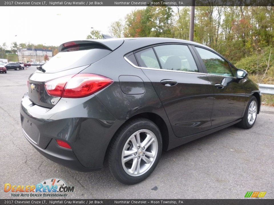 2017 Chevrolet Cruze LT Nightfall Gray Metallic / Jet Black Photo #5