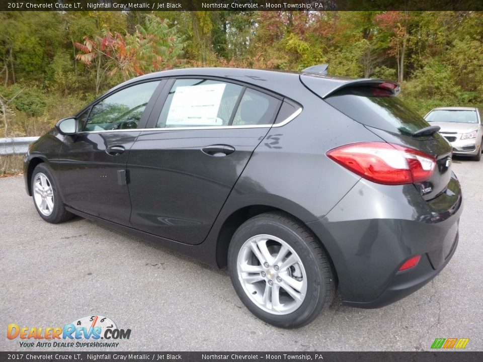 2017 Chevrolet Cruze LT Nightfall Gray Metallic / Jet Black Photo #8