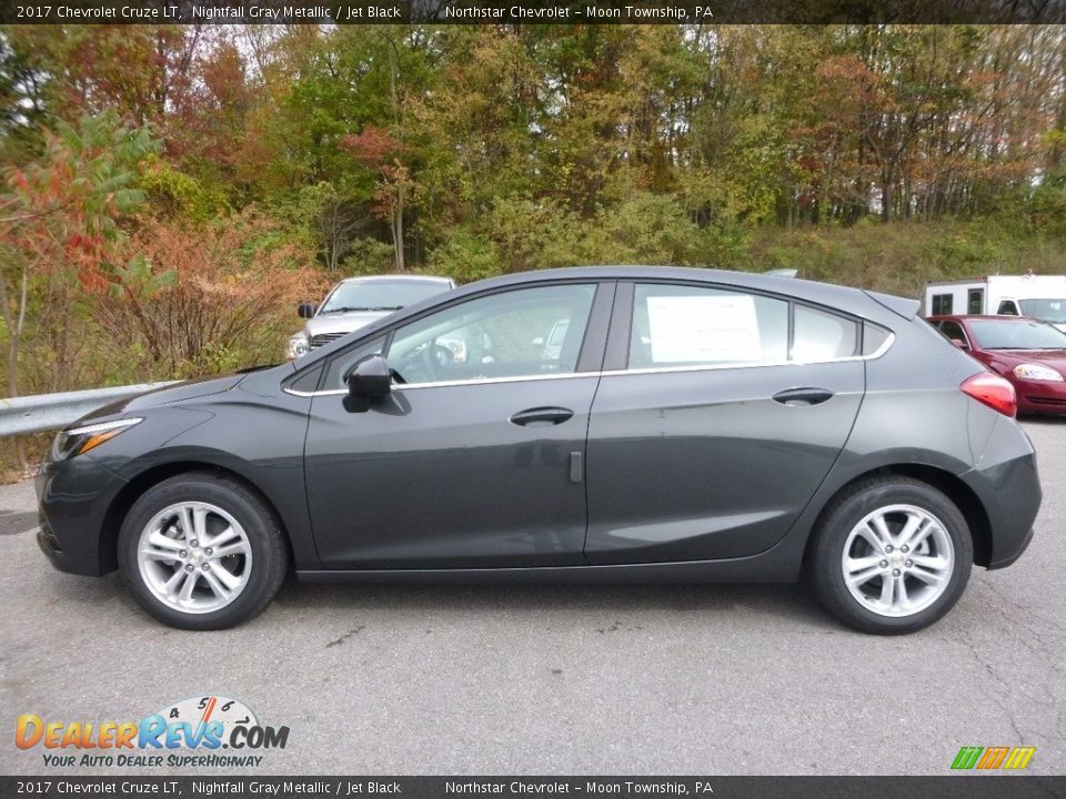 2017 Chevrolet Cruze LT Nightfall Gray Metallic / Jet Black Photo #9