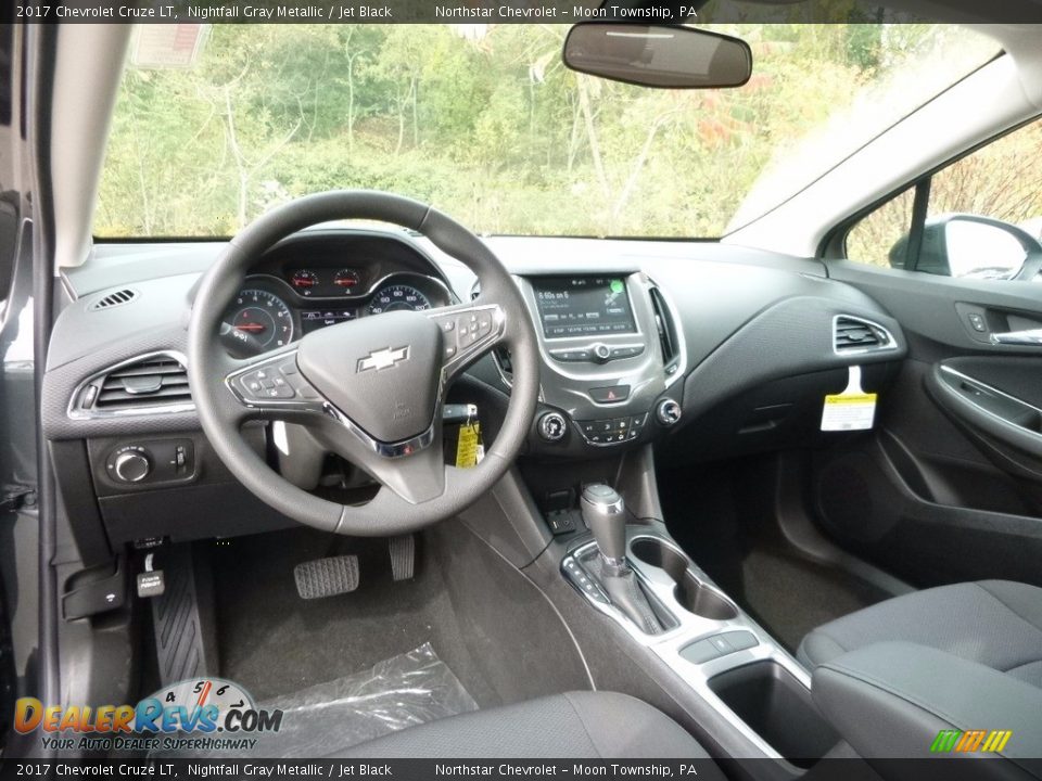 2017 Chevrolet Cruze LT Nightfall Gray Metallic / Jet Black Photo #13