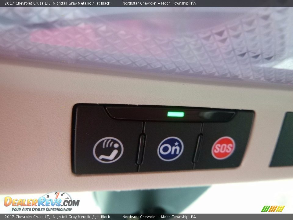 2017 Chevrolet Cruze LT Nightfall Gray Metallic / Jet Black Photo #19