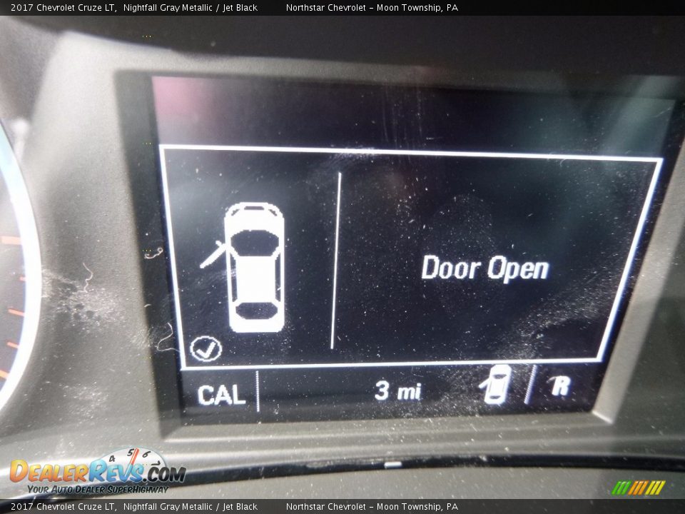 2017 Chevrolet Cruze LT Nightfall Gray Metallic / Jet Black Photo #20