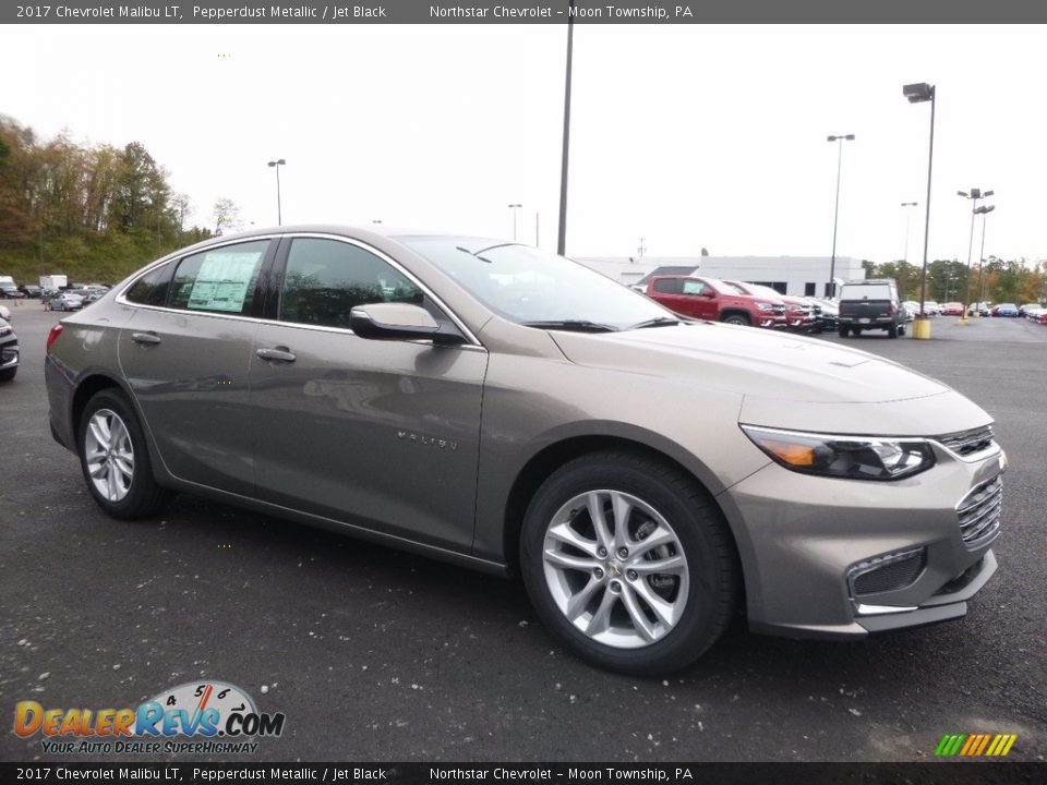 2017 Chevrolet Malibu LT Pepperdust Metallic / Jet Black Photo #3