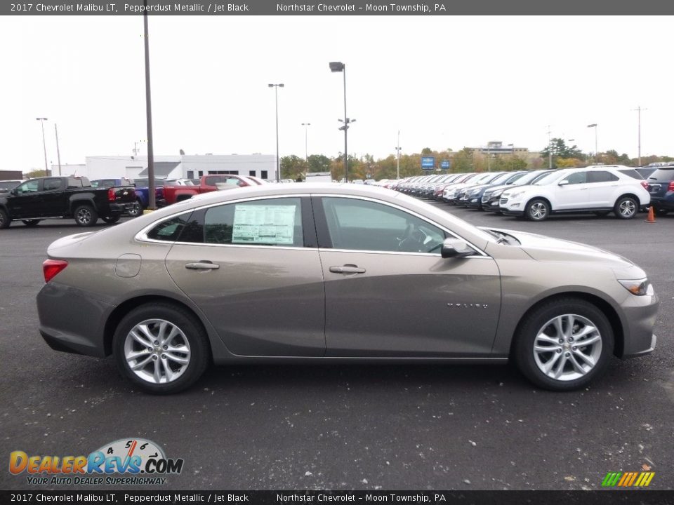 2017 Chevrolet Malibu LT Pepperdust Metallic / Jet Black Photo #4