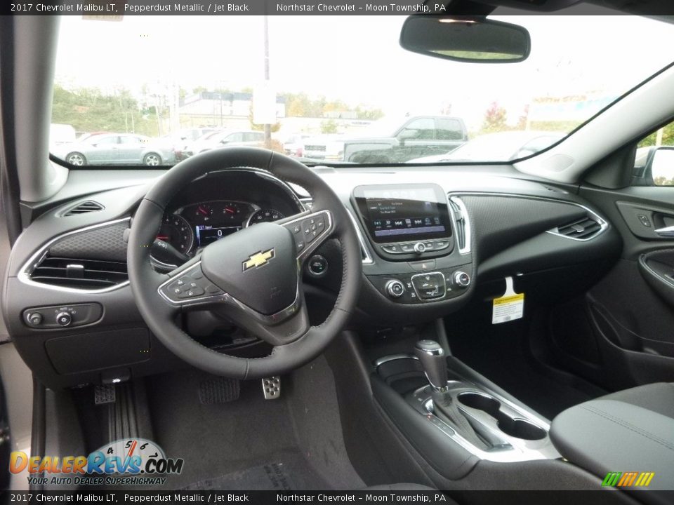 2017 Chevrolet Malibu LT Pepperdust Metallic / Jet Black Photo #12