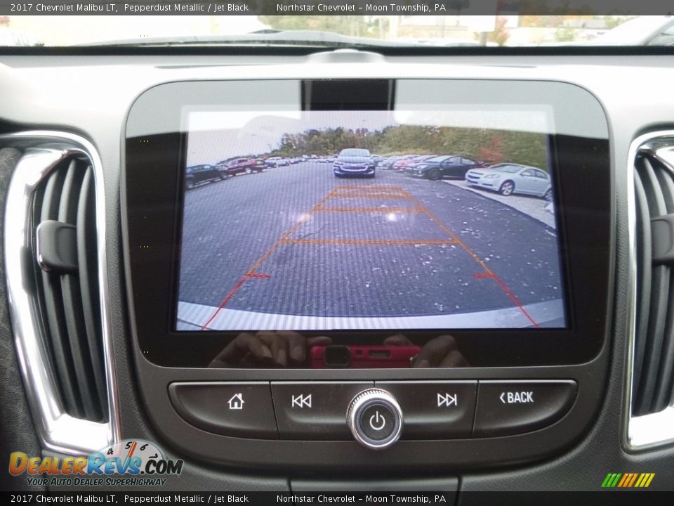 2017 Chevrolet Malibu LT Pepperdust Metallic / Jet Black Photo #17