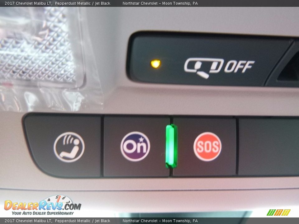 2017 Chevrolet Malibu LT Pepperdust Metallic / Jet Black Photo #18