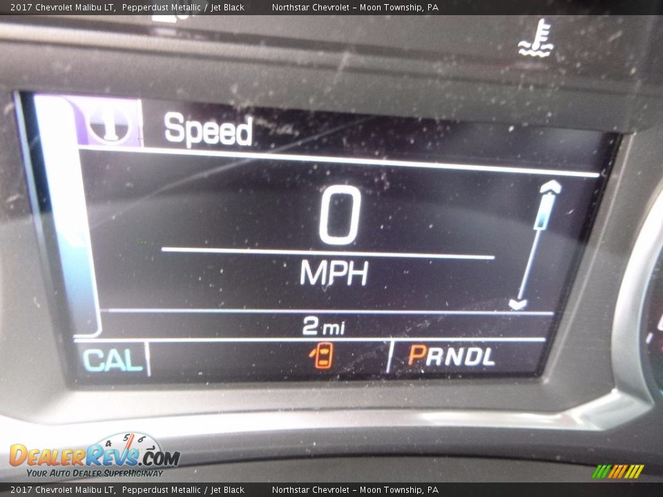 2017 Chevrolet Malibu LT Pepperdust Metallic / Jet Black Photo #20