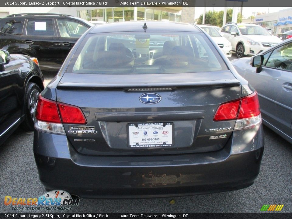 2014 Subaru Legacy 2.5i Sport Crystal Black Silica / Black Photo #6