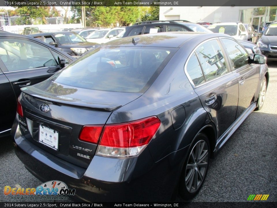 2014 Subaru Legacy 2.5i Sport Crystal Black Silica / Black Photo #9