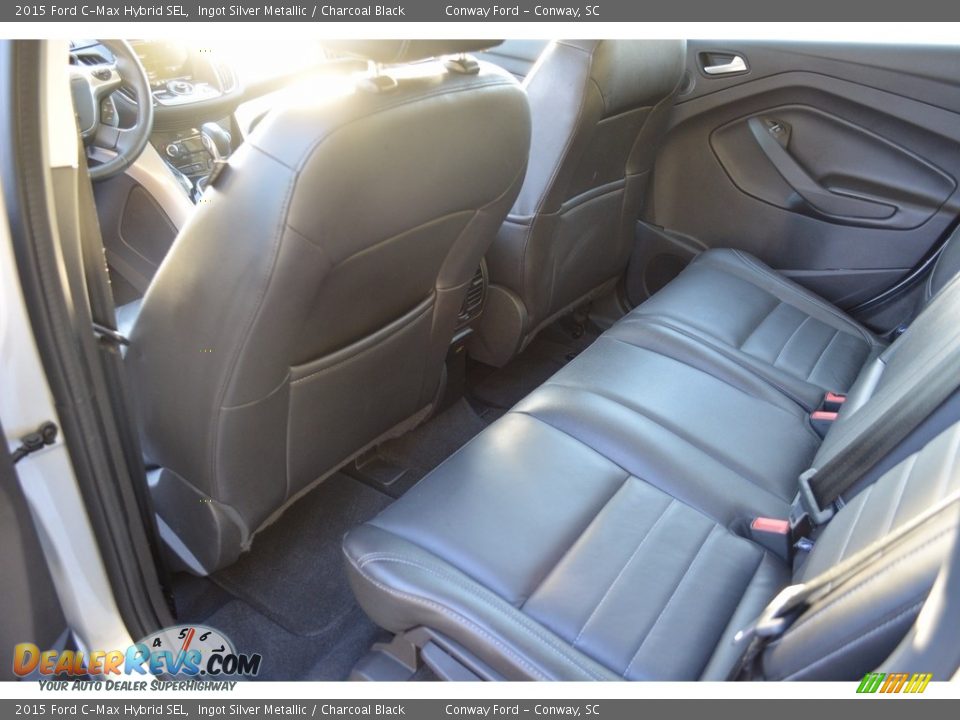 2015 Ford C-Max Hybrid SEL Ingot Silver Metallic / Charcoal Black Photo #17