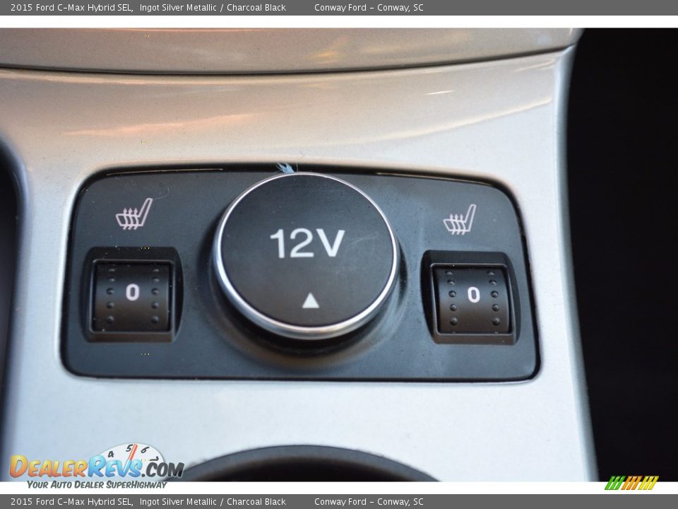 2015 Ford C-Max Hybrid SEL Ingot Silver Metallic / Charcoal Black Photo #22