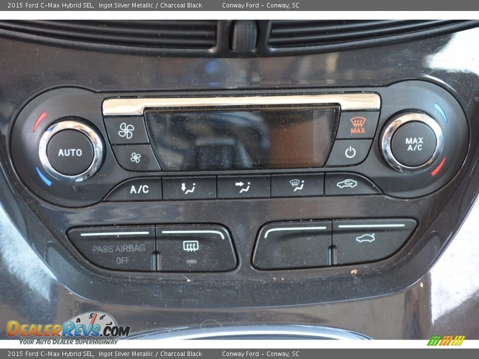 2015 Ford C-Max Hybrid SEL Ingot Silver Metallic / Charcoal Black Photo #23