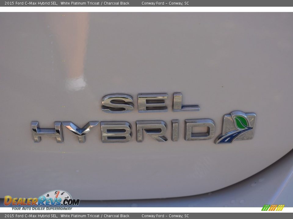 2015 Ford C-Max Hybrid SEL White Platinum Tricoat / Charcoal Black Photo #5
