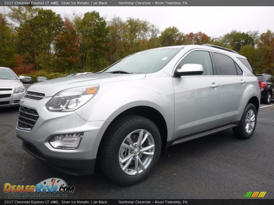 2017 Chevrolet Equinox LT AWD Silver Ice Metallic / Jet Black Photo #1