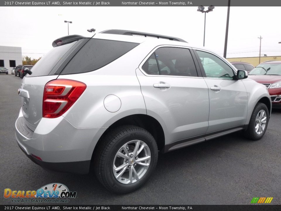 2017 Chevrolet Equinox LT AWD Silver Ice Metallic / Jet Black Photo #5