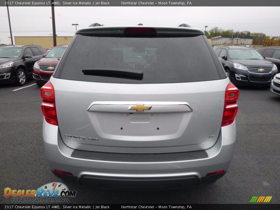 2017 Chevrolet Equinox LT AWD Silver Ice Metallic / Jet Black Photo #6