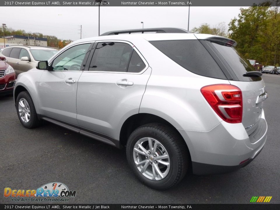 2017 Chevrolet Equinox LT AWD Silver Ice Metallic / Jet Black Photo #8