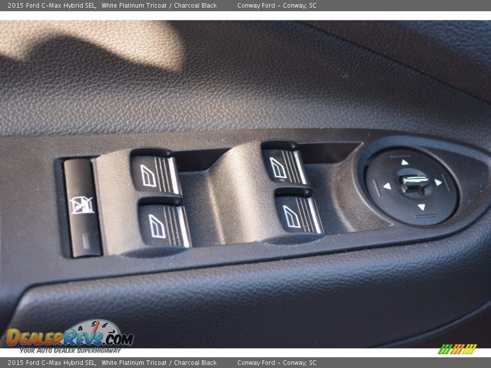 2015 Ford C-Max Hybrid SEL White Platinum Tricoat / Charcoal Black Photo #29