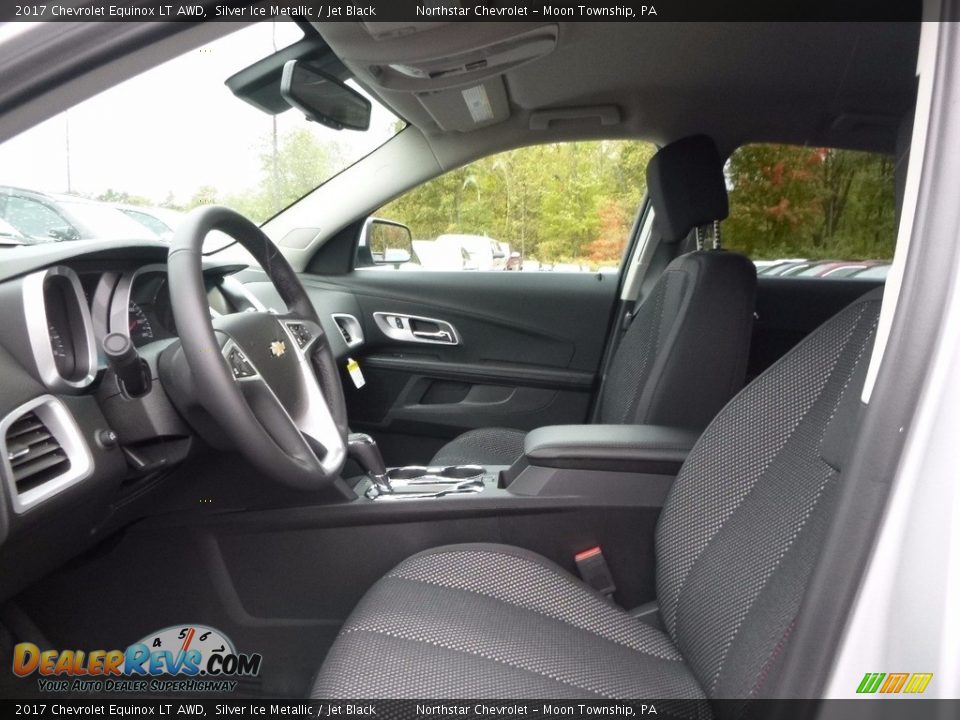 2017 Chevrolet Equinox LT AWD Silver Ice Metallic / Jet Black Photo #11