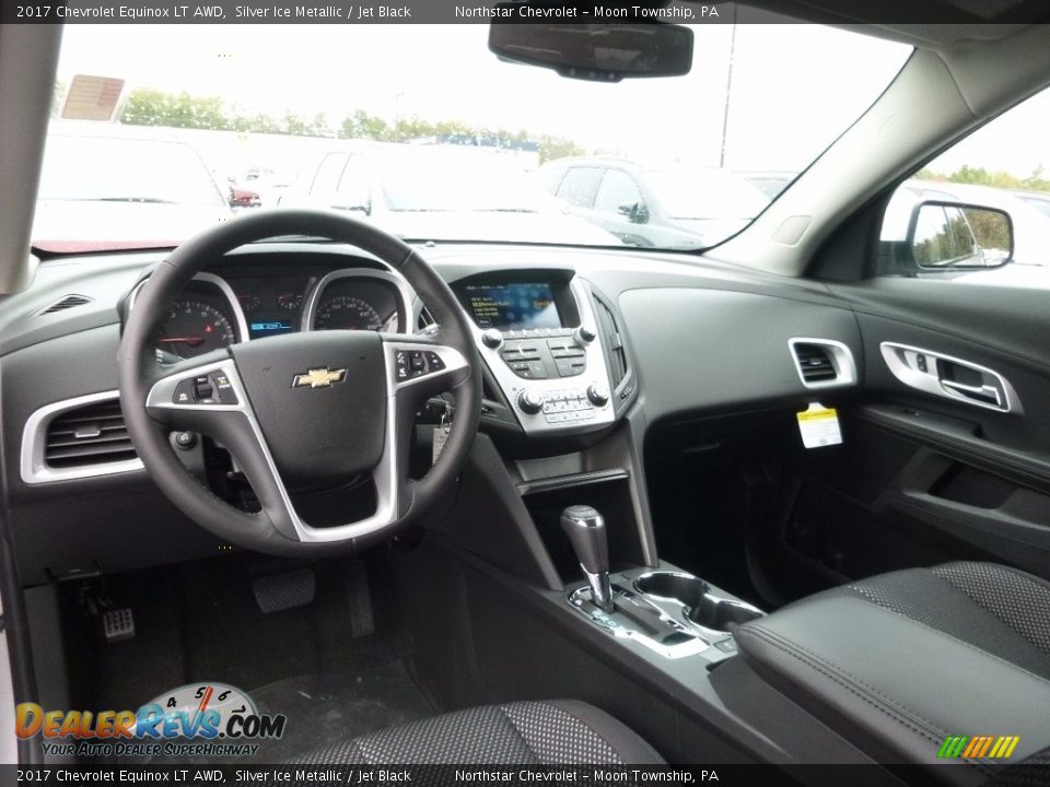 2017 Chevrolet Equinox LT AWD Silver Ice Metallic / Jet Black Photo #13
