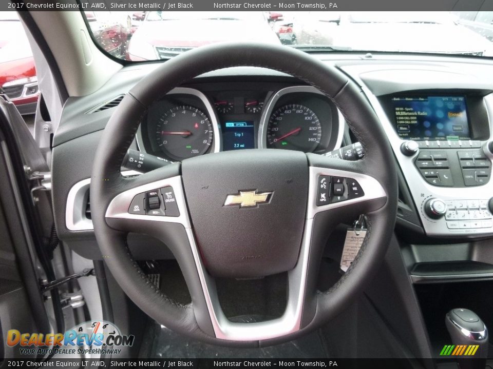 2017 Chevrolet Equinox LT AWD Silver Ice Metallic / Jet Black Photo #17