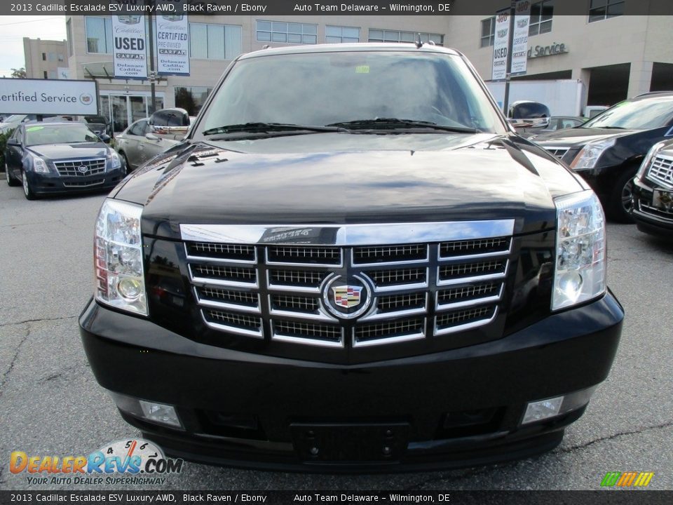 2013 Cadillac Escalade ESV Luxury AWD Black Raven / Ebony Photo #9