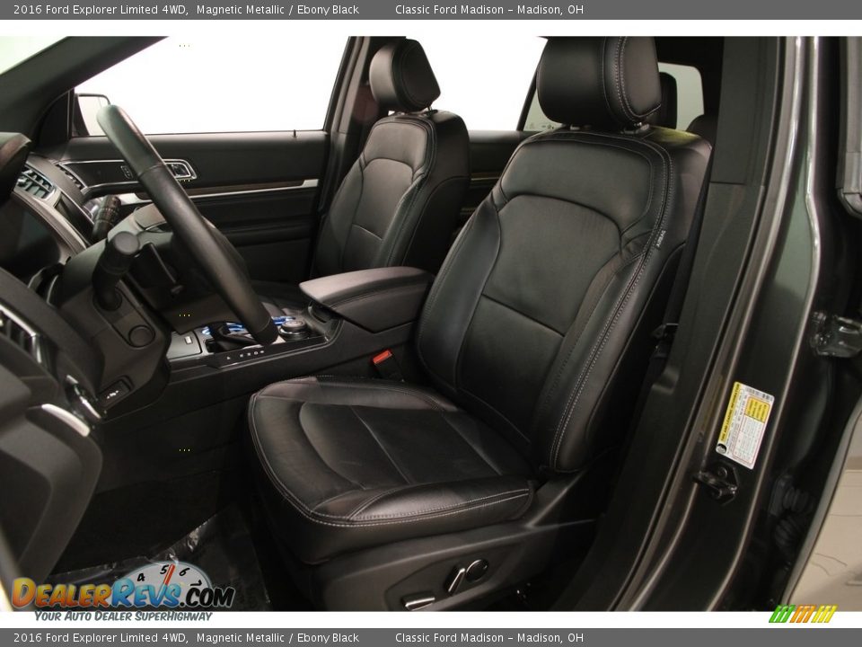 2016 Ford Explorer Limited 4WD Magnetic Metallic / Ebony Black Photo #5