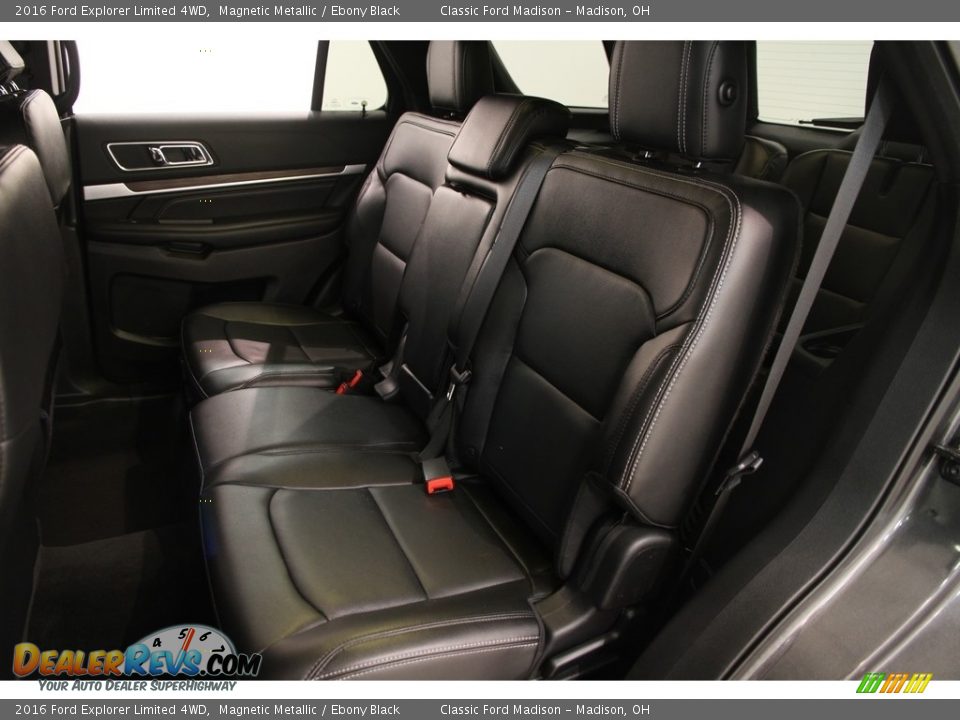 2016 Ford Explorer Limited 4WD Magnetic Metallic / Ebony Black Photo #16