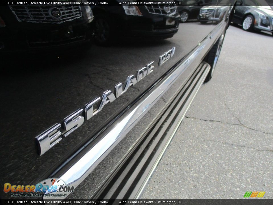 2013 Cadillac Escalade ESV Luxury AWD Black Raven / Ebony Photo #28