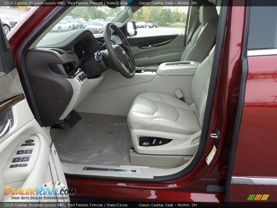 2016 Cadillac Escalade Luxury 4WD Red Passion Tintcoat / Shale/Cocoa Photo #3