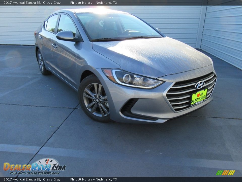 2017 Hyundai Elantra SE Gray / Gray Photo #1