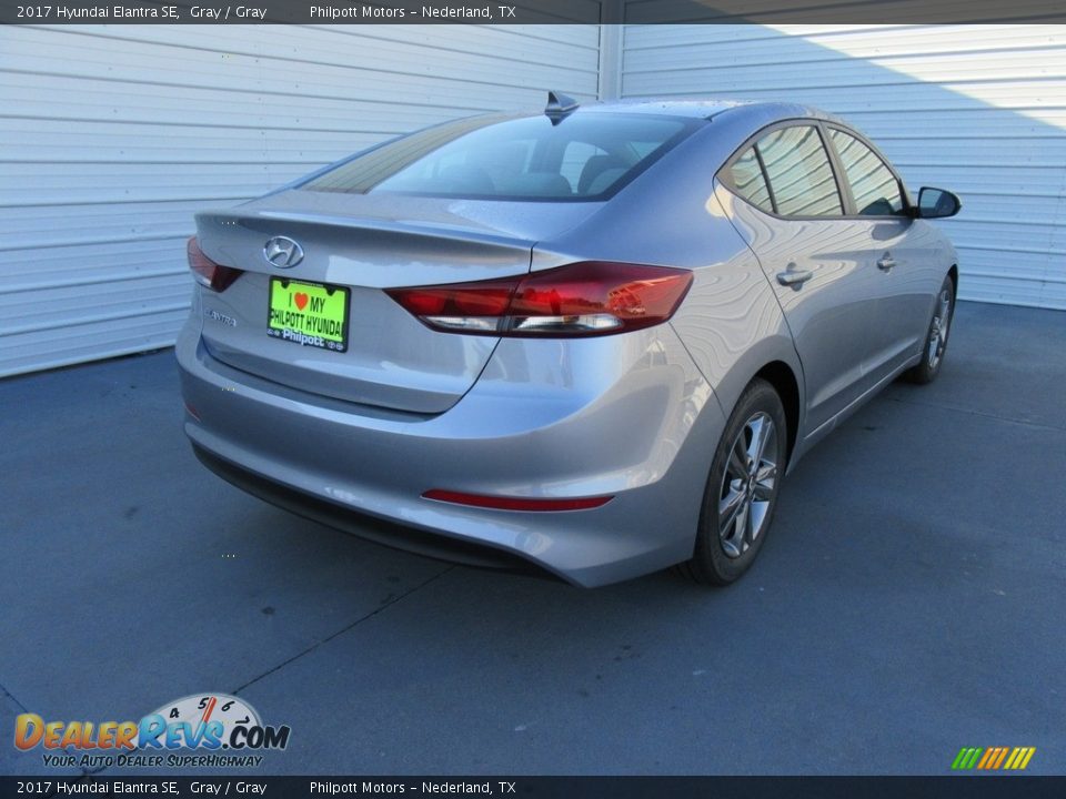 2017 Hyundai Elantra SE Gray / Gray Photo #4