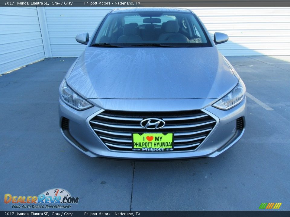 2017 Hyundai Elantra SE Gray / Gray Photo #8