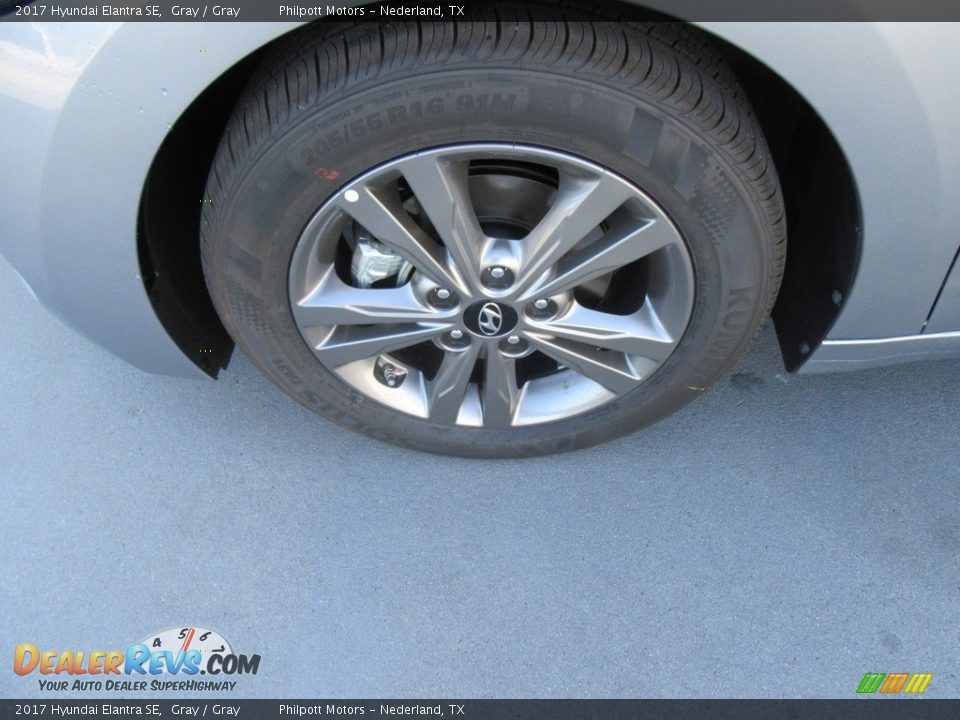 2017 Hyundai Elantra SE Gray / Gray Photo #11