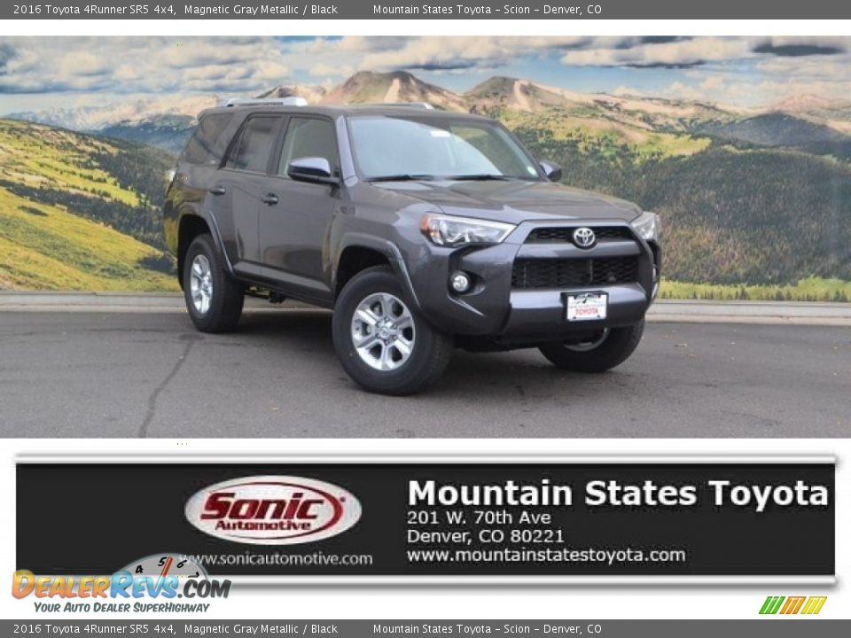 2016 Toyota 4Runner SR5 4x4 Magnetic Gray Metallic / Black Photo #1