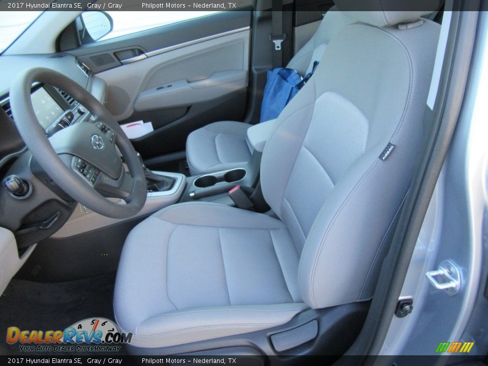 2017 Hyundai Elantra SE Gray / Gray Photo #21