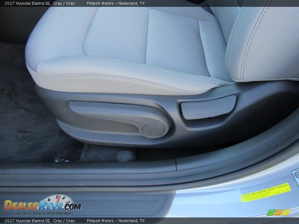2017 Hyundai Elantra SE Gray / Gray Photo #22