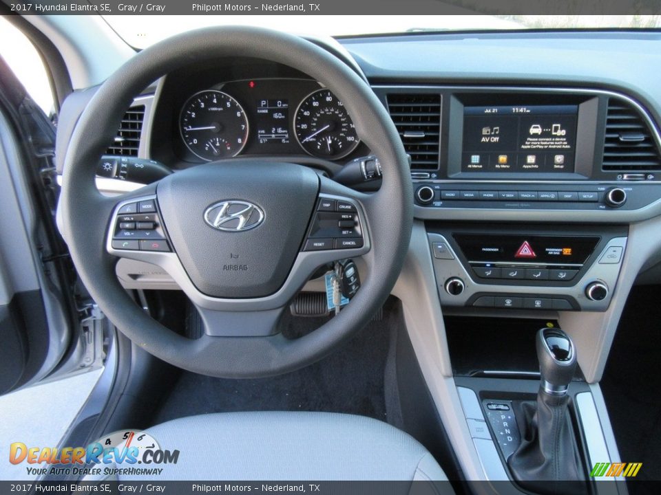 2017 Hyundai Elantra SE Gray / Gray Photo #23
