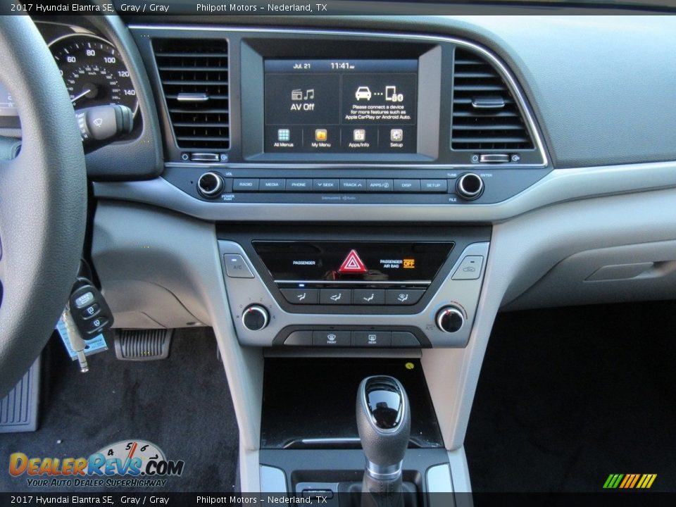 2017 Hyundai Elantra SE Gray / Gray Photo #24