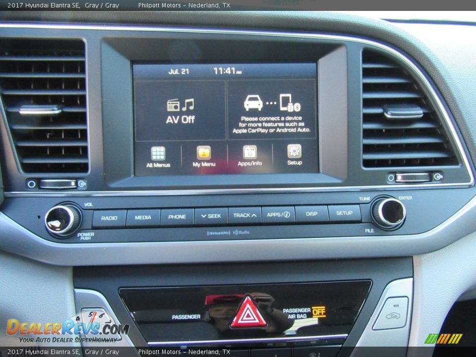 2017 Hyundai Elantra SE Gray / Gray Photo #25