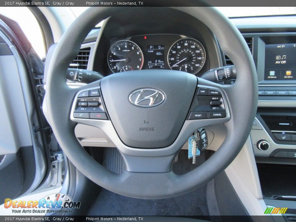 2017 Hyundai Elantra SE Gray / Gray Photo #28