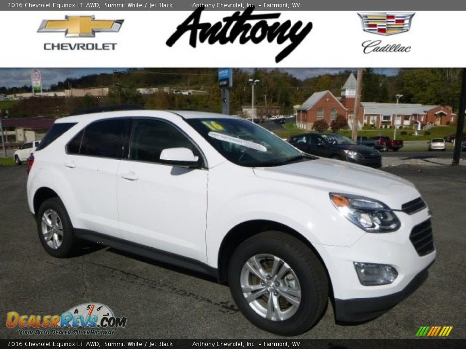 2016 Chevrolet Equinox LT AWD Summit White / Jet Black Photo #1