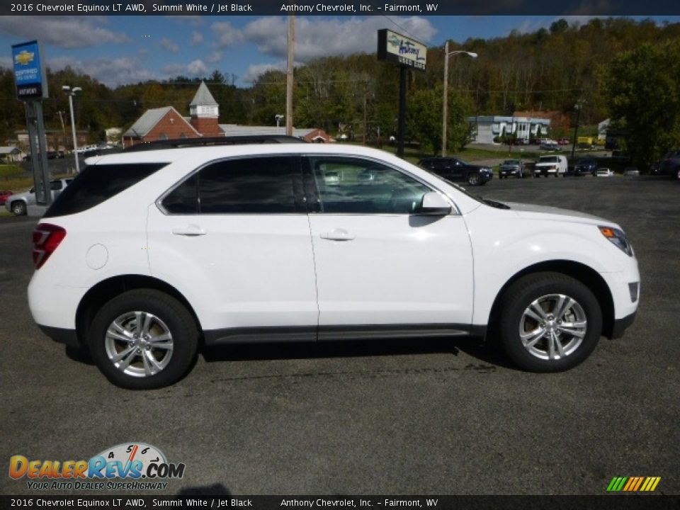 2016 Chevrolet Equinox LT AWD Summit White / Jet Black Photo #6