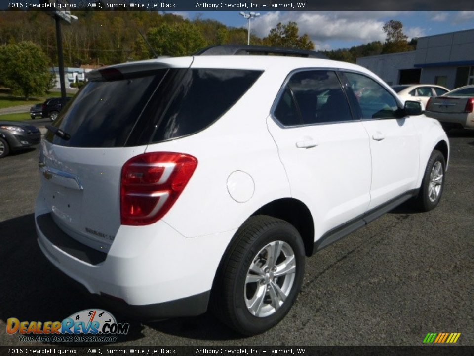 2016 Chevrolet Equinox LT AWD Summit White / Jet Black Photo #7