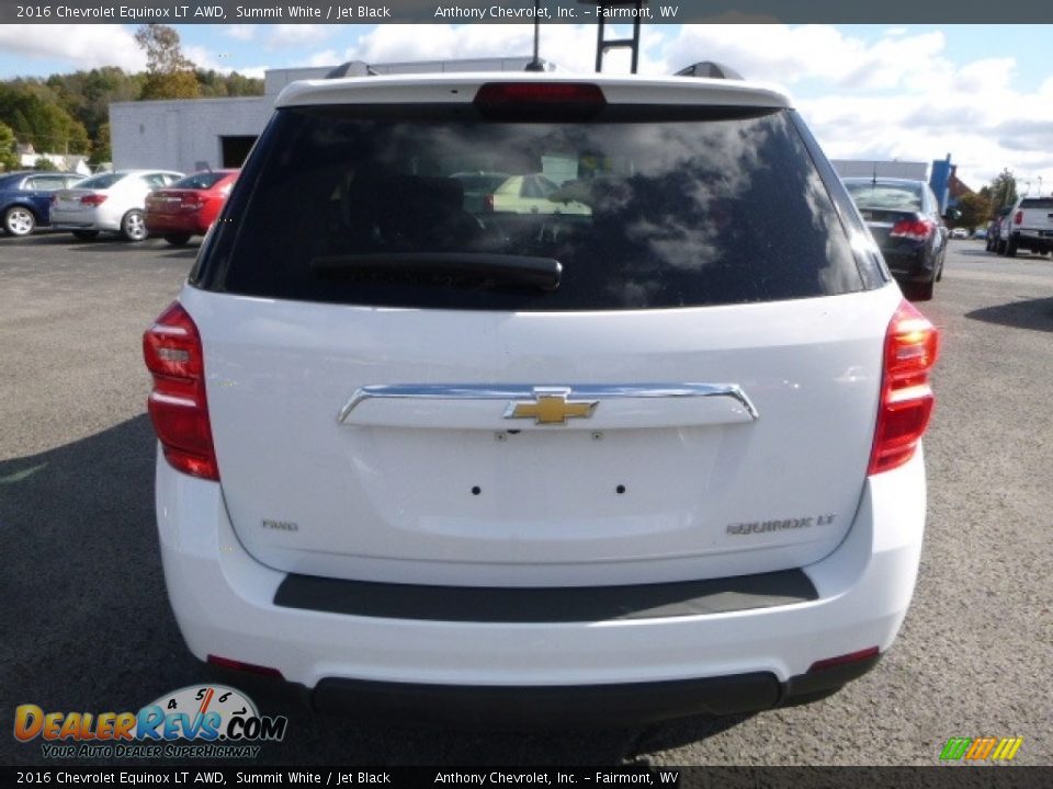 2016 Chevrolet Equinox LT AWD Summit White / Jet Black Photo #8