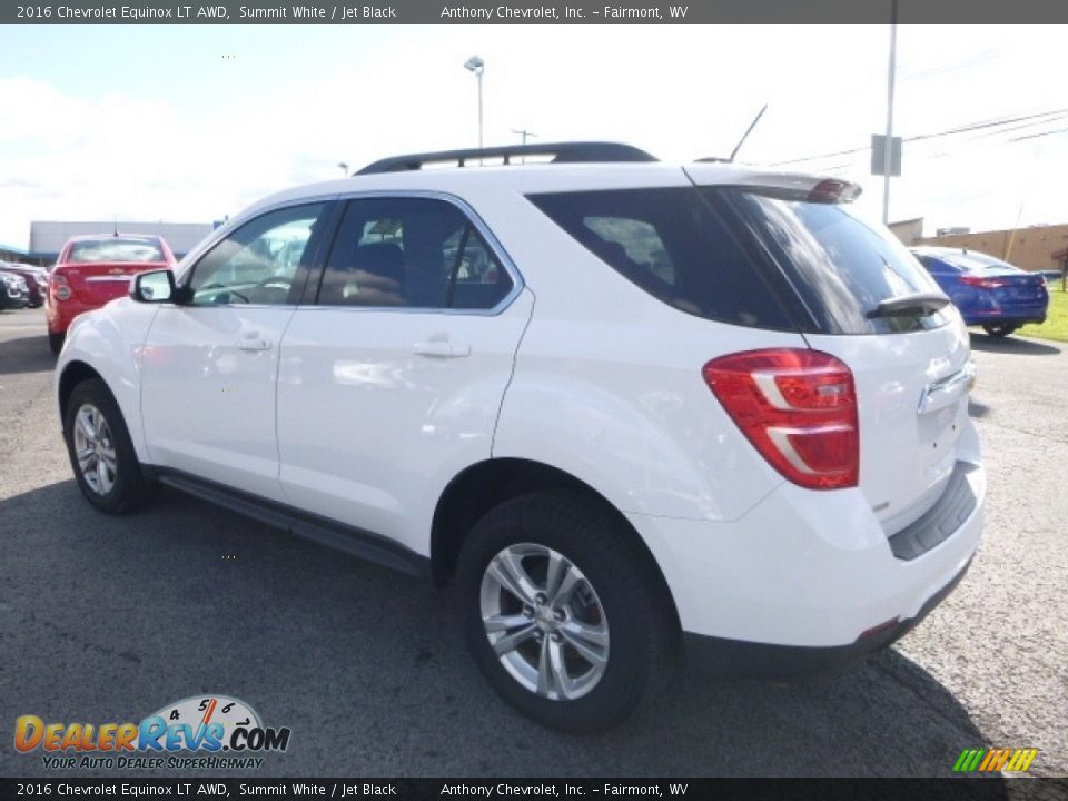 2016 Chevrolet Equinox LT AWD Summit White / Jet Black Photo #9