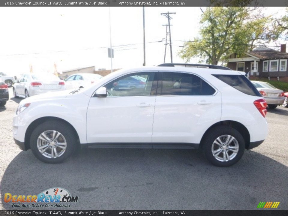 2016 Chevrolet Equinox LT AWD Summit White / Jet Black Photo #10