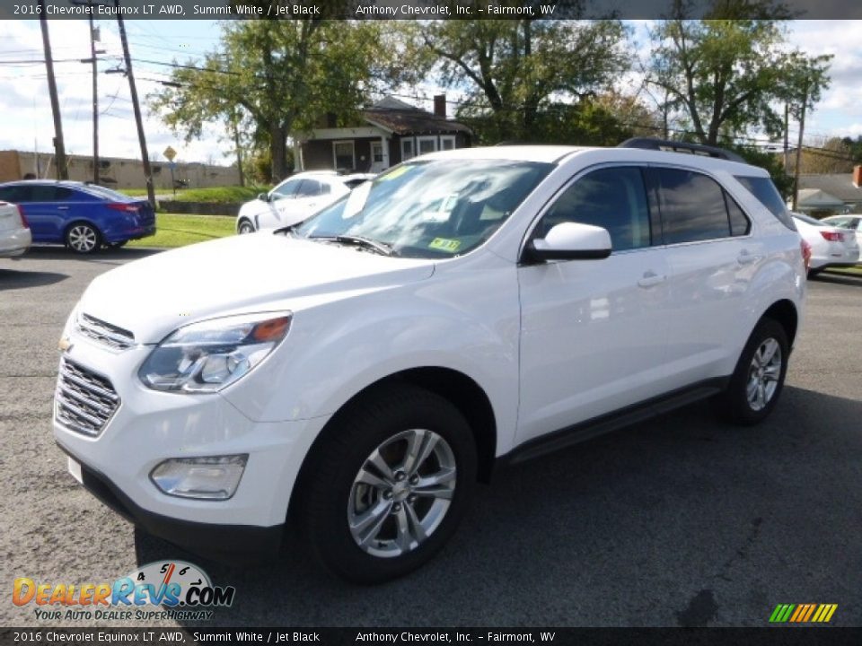 2016 Chevrolet Equinox LT AWD Summit White / Jet Black Photo #11